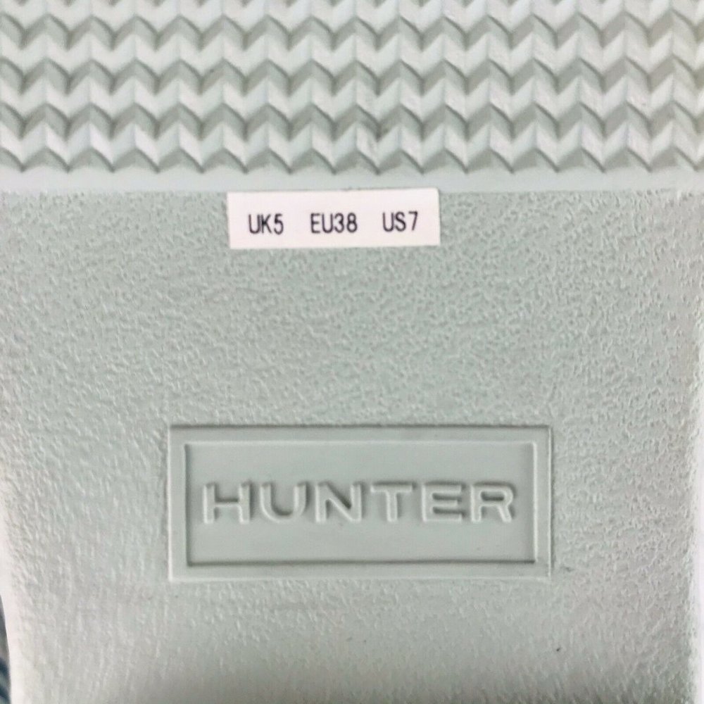 Hunter Boots Tall Coral Print Seaspray Rubber Rain - Picture 10 of 10